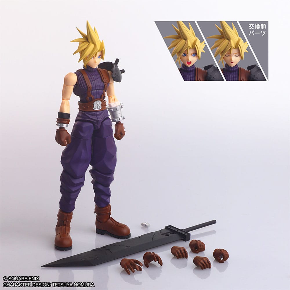 Final Fantasy VII Structure Arts Plastic Model Kit Cloud Strife