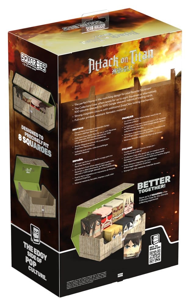 Squaroes - Collectors Case 800 Attack on Titan - Shiganshina District