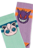 Pokemon Socks 2-Pack Heads Grey 35-38