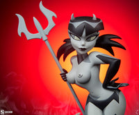 Original Artist Series Statue Devil Girl (Black and White Variant) 30 cm