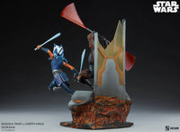 Star Wars - The Clone Wars Diorama - Ahsoka Tano vs Darth Maul