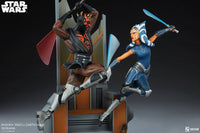 Star Wars - The Clone Wars Diorama - Ahsoka Tano vs Darth Maul