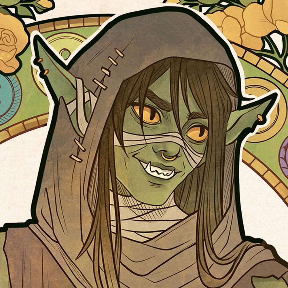 Critical Role Art Print Sam Riegel: 10th Anniversary Art Nouveau Illustrations 46 x 28 cm - unframed