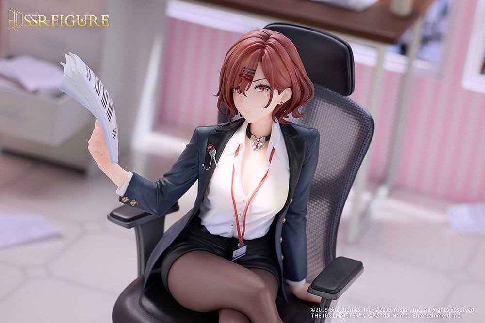 The Idolmaster Shiny Colors x Mahjong Soul PVC Figure 1/7 Madoka Higuchi Effortless Work Ver. 21 cm