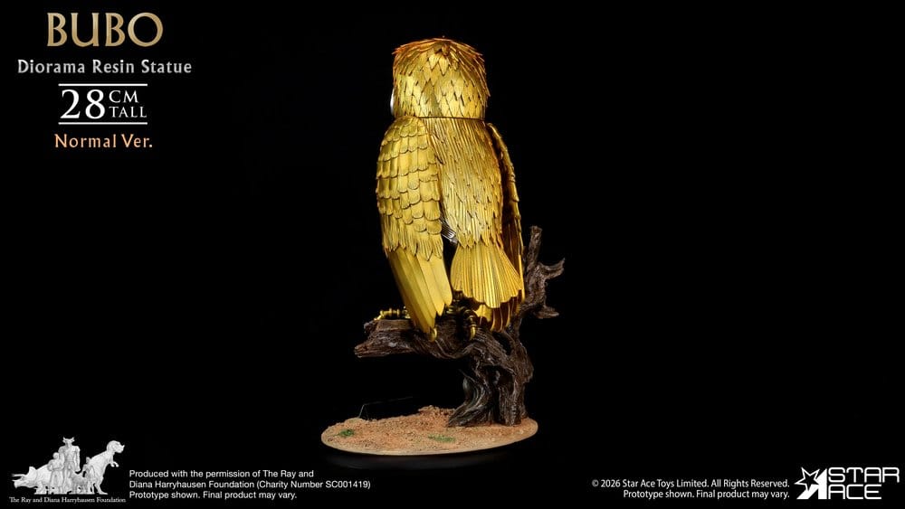 Ray Harryhausens Diorama Resin Statue Bubo Normal Ver. 28 cm