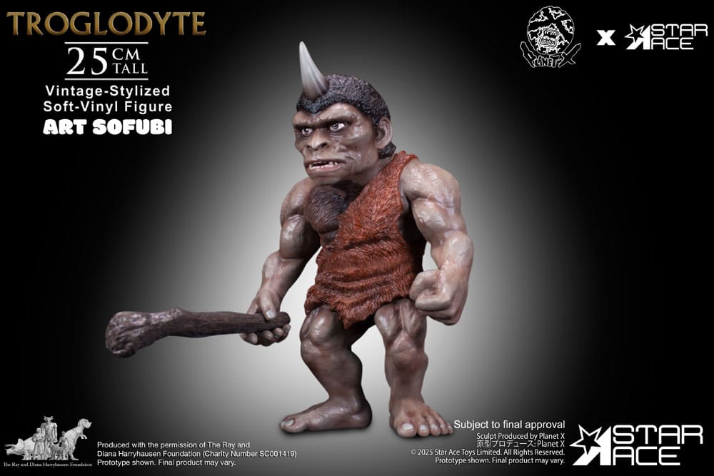Ray Harryhausen Soft Vinyl Statue Troglodyte (Vintage-Style) 25 cm