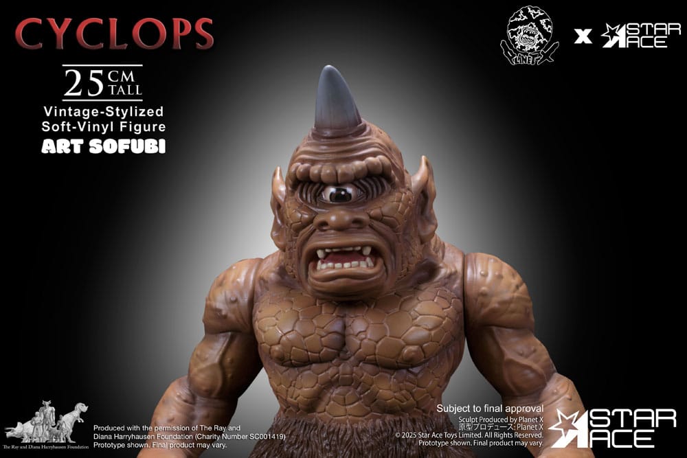 Ray Harryhausen Soft Vinyl Statue Cyclops (Vintage-Style) 25 cm