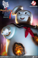 Ghostbusters Soft Vinyl Statue Stay Puft Marshmallow Man Burnign Edition Deluxe Version 30 cm