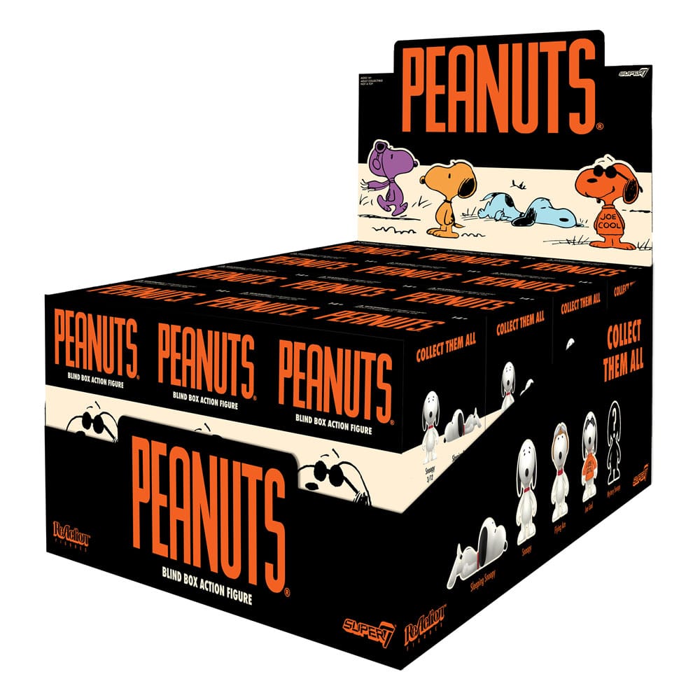 Peanuts ReAction Action Figures 10 cm Wave 06 So Many Snoopies! Blind Box Display (12)