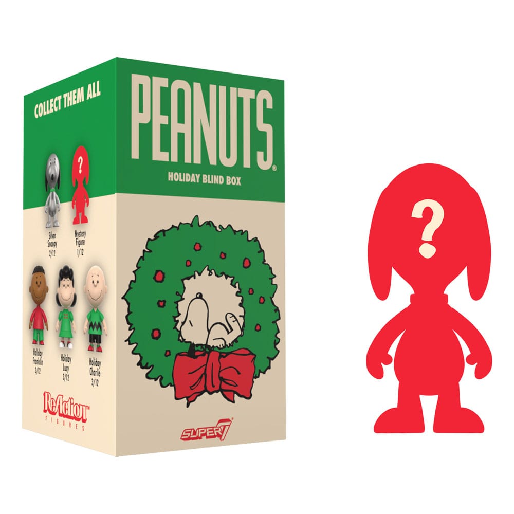 Peanuts ReAction Action Figures 10 cm Wave 08 Holiday Blind Box Display (12)