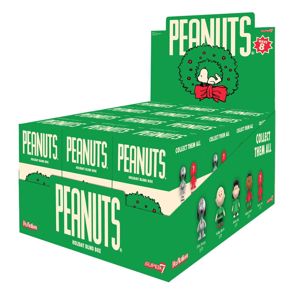 Peanuts ReAction Action Figures 10 cm Wave 08 Holiday Blind Box Display (12)
