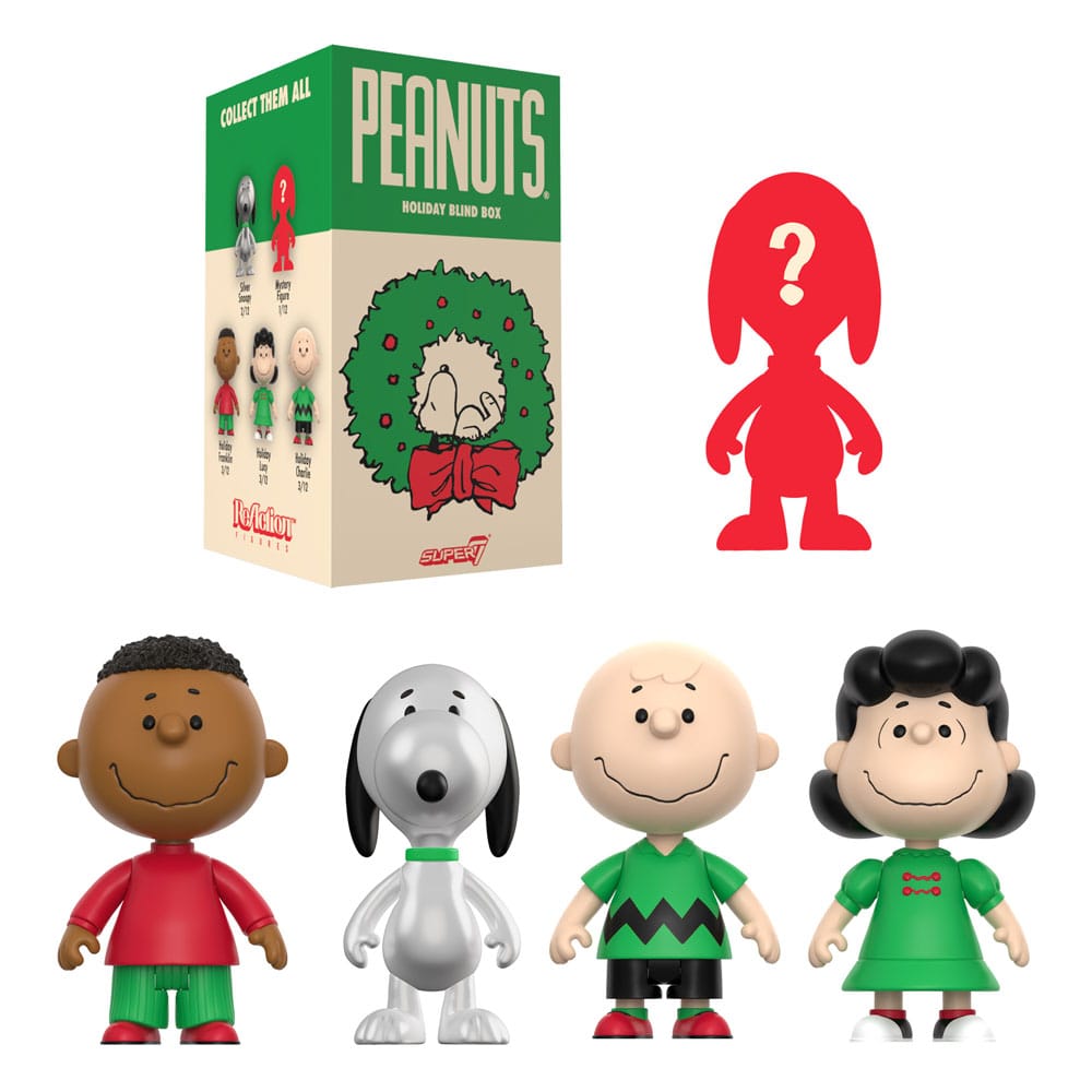 Peanuts ReAction Action Figures 10 cm Wave 08 Holiday Blind Box Display (12)