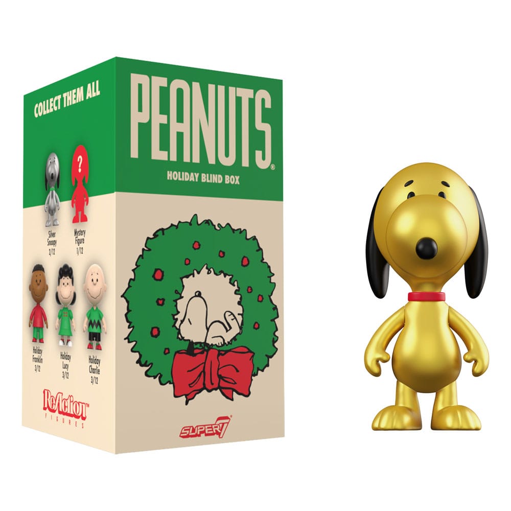 Peanuts ReAction Action Figures 10 cm Wave 08 Holiday Blind Box Display (12)