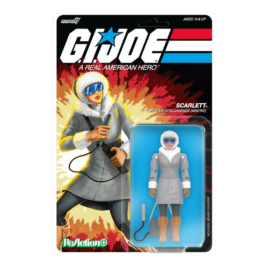 GI Joe ReAction+ Action Figure Wave 06 Arctic Scarlett 10 cm