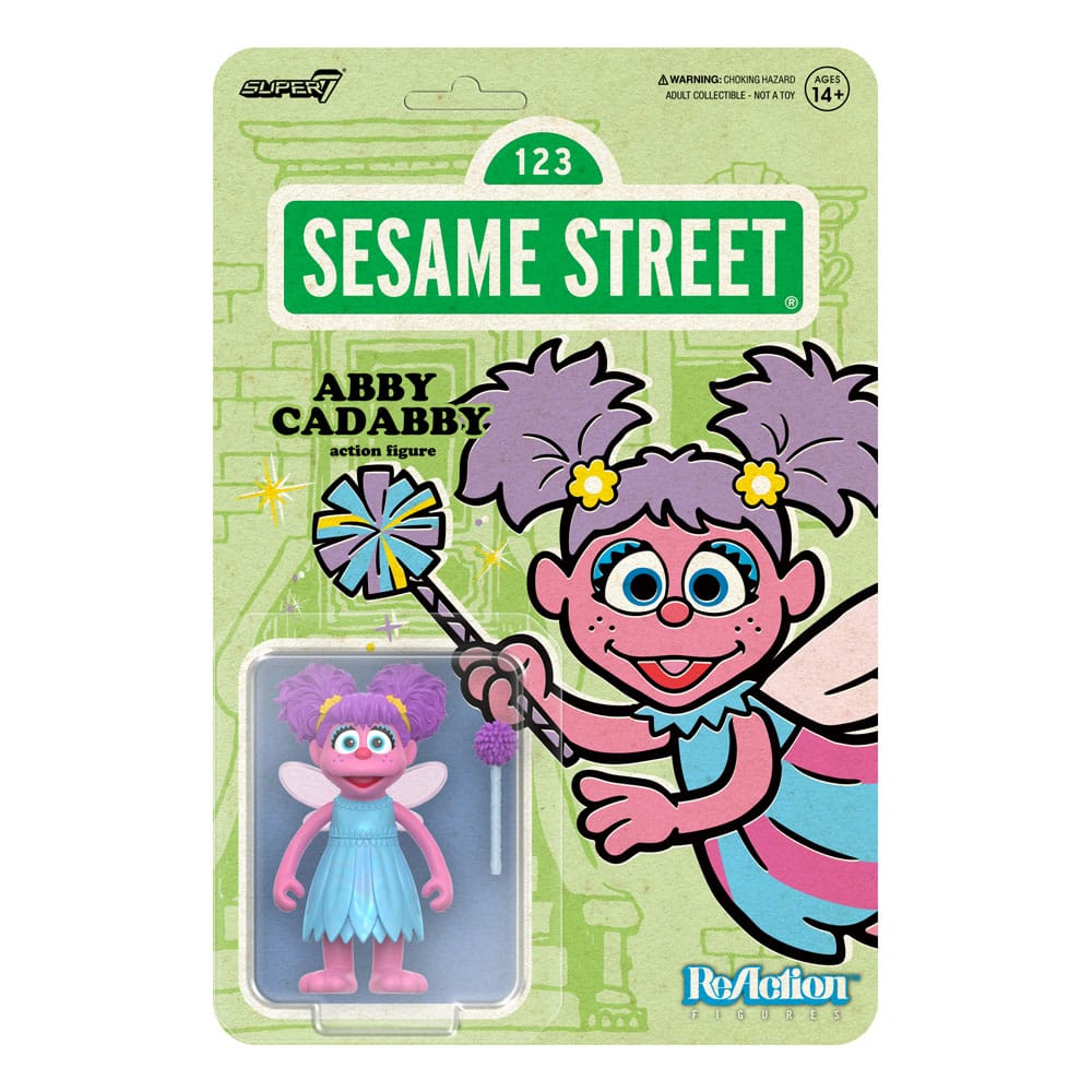 Sesame Street ReAction Action Figure Wave 05 Abby Cadabby 10 cm