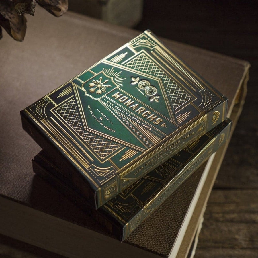 Theory 11 Playing Cards Monarch Green