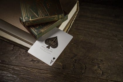 Theory 11 Playing Cards Monarch Green