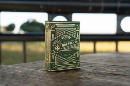 Theory 11 Playing Cards Monarch Green