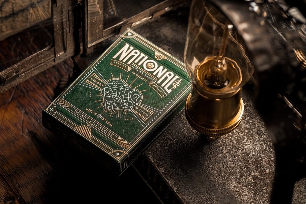 Theory 11 Playing Cards National Green