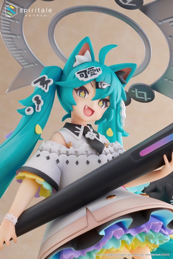 Hatsune Miku x Naoki Saito PVC Statue 1/7 My Figure Making! The Painter Ver. 34 cm