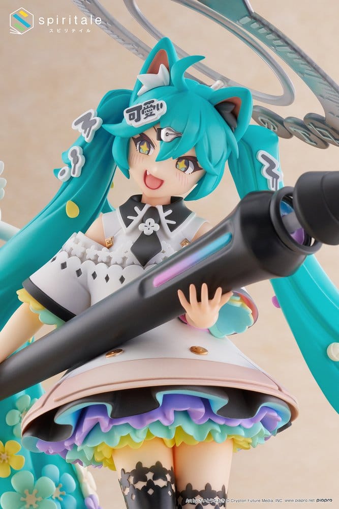 Hatsune Miku x Naoki Saito PVC Statue 1/7 My Figure Making! The Painter Ver. 34 cm
