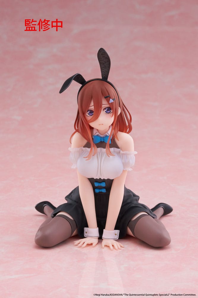 Miku Nakano (The Quintessential Quintuplets 3) Desktop Cute Figure, Bunny Version