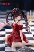 Date A Live V PVC Statue Desktop Cute Figure Kurumi Tokisaki Nightwear Ver. Renewal 13 cm