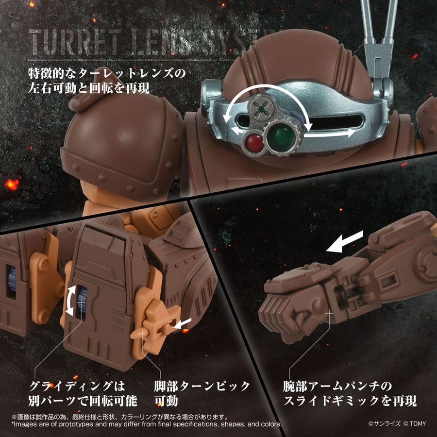Armored Trooper Votoms Toyrise Action Figure 1/48 AT Collection 07 Scope Dog Brown Color Ver. 9 cm