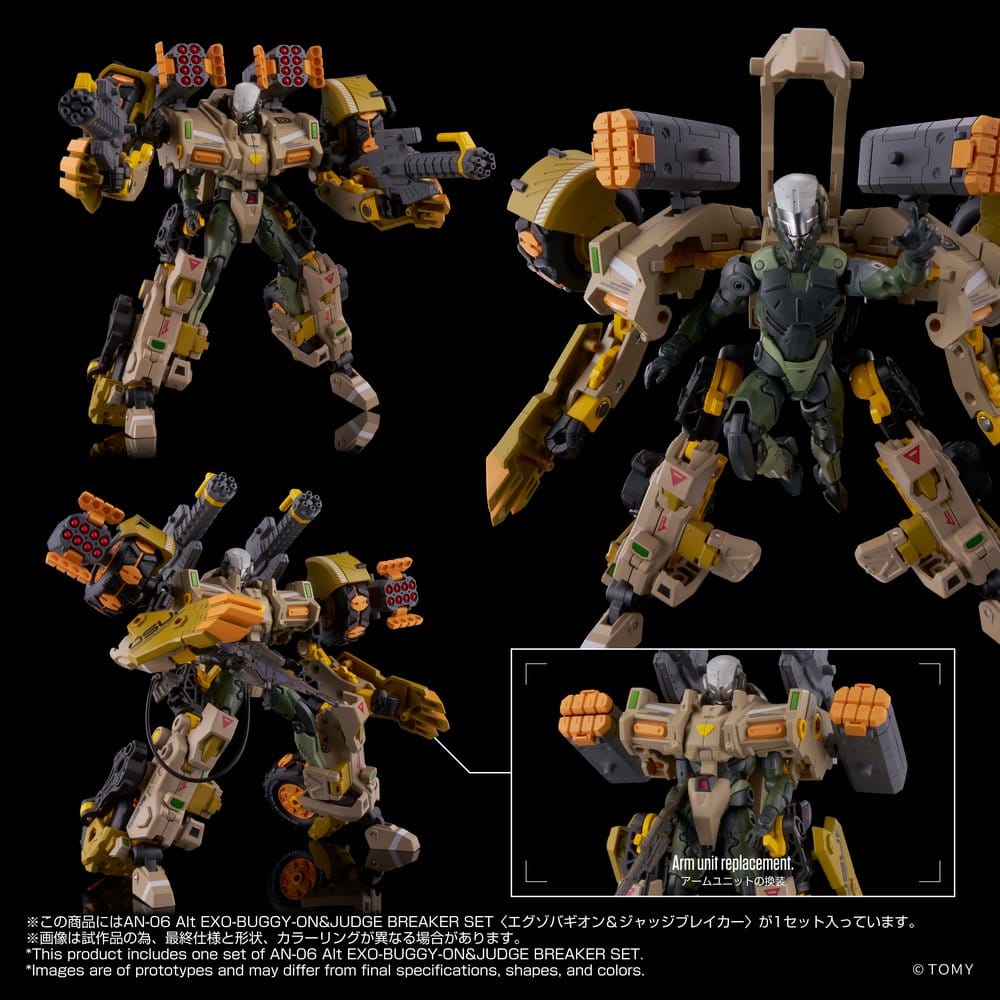 Altered Nano AN-06 Action Figure Alt Exo-Buggy-On & Judge Breaker Set 16 cm