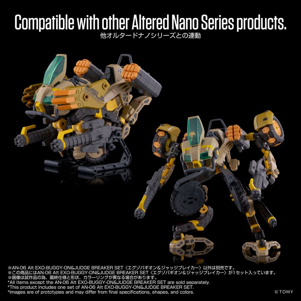 Altered Nano AN-06 Action Figure Alt Exo-Buggy-On & Judge Breaker Set 16 cm
