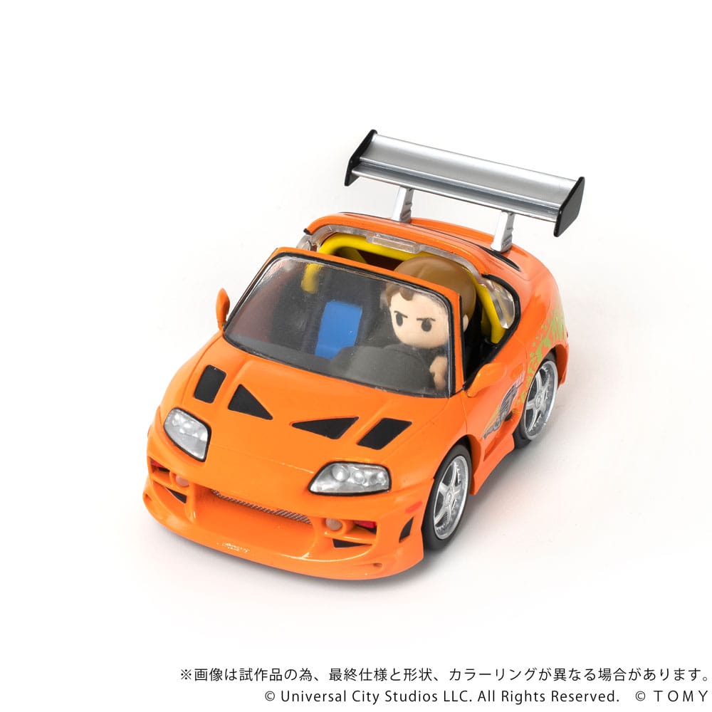 Fast & Furious Q-Village Vehicle with mini-figure Toyota Supra JZA80 9 cm