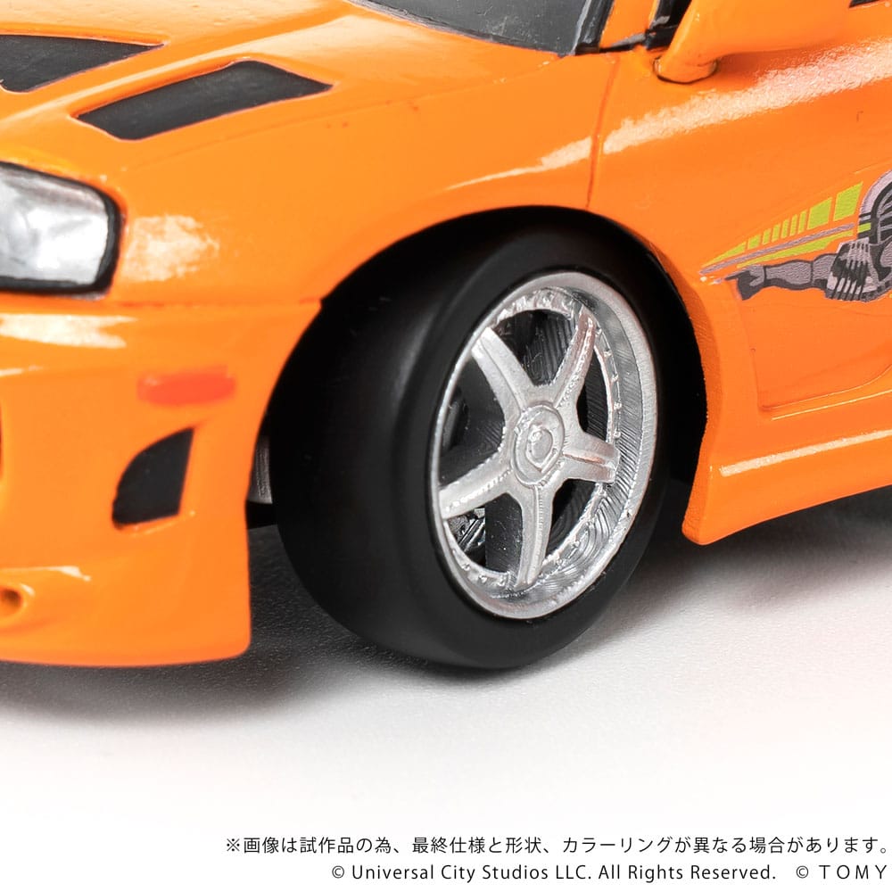 Fast & Furious Q-Village Vehicle with mini-figure Toyota Supra JZA80 9 cm