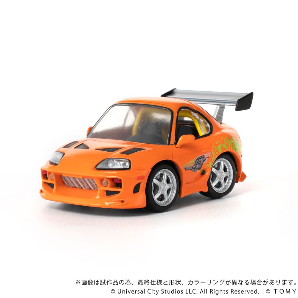 Fast & Furious Q-Village Vehicle with mini-figure Toyota Supra JZA80 9 cm