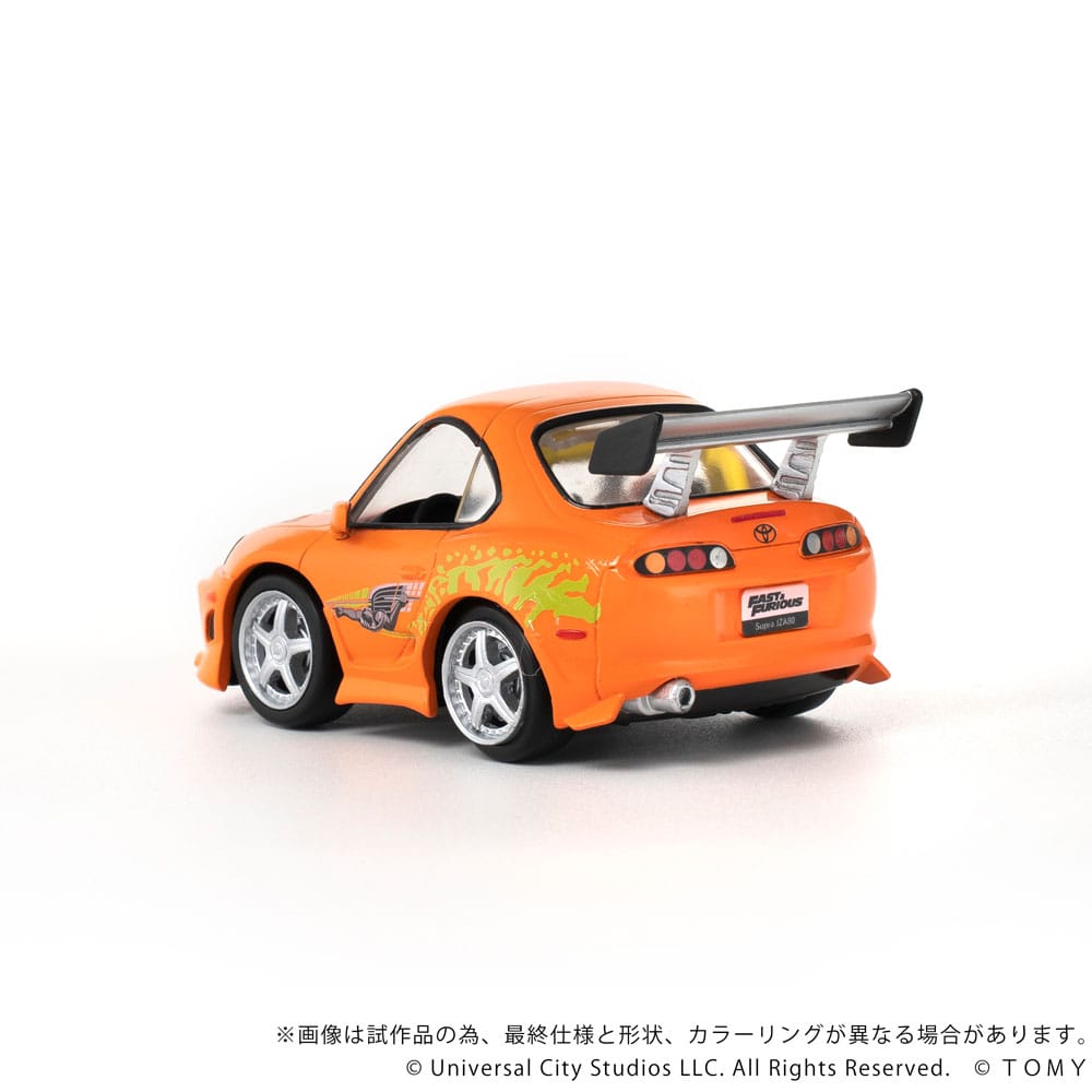 Fast & Furious Q-Village Vehicle with mini-figure Toyota Supra JZA80 9 cm