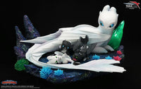 How To Train Your Dragon Statue 1/6 Light Fury & Night Lights 36 cm