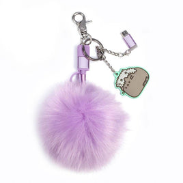 Pusheen - USB Charging Cable 3in1 with Keychain Pom Pom