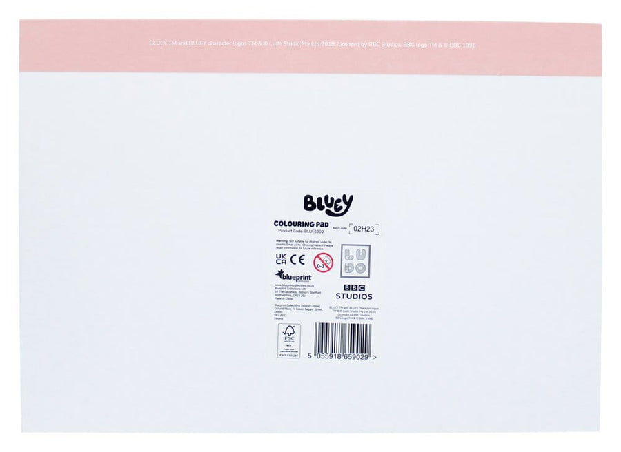 Bluey Colouring Book A4 & Sticker Set