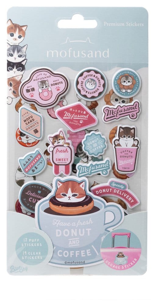 Mofusand Sticker Set Premium