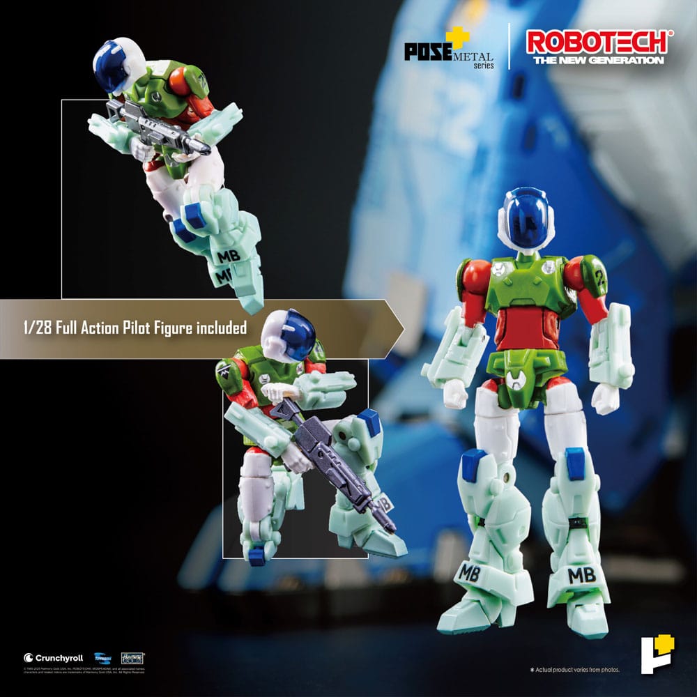 Robotech The New Generation 1/28 Action Figure Combat Alpha Fighter 33 cm