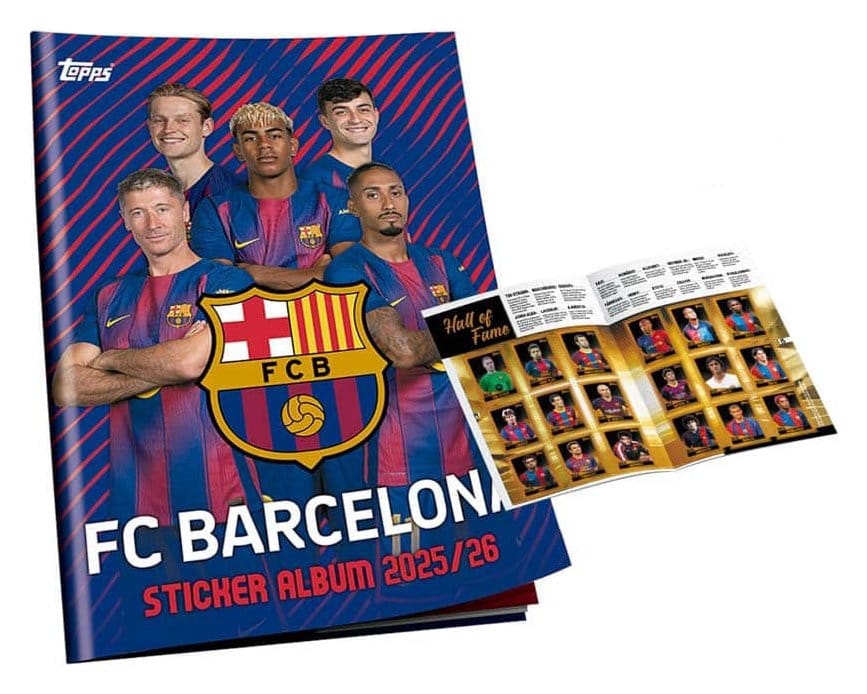 FC Barcelona 2025/26 Sticker Collection Album Set