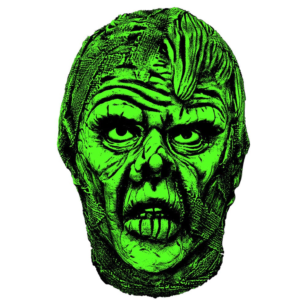 Don Post Vinyl Mask Glowin Ghoulies Mummy