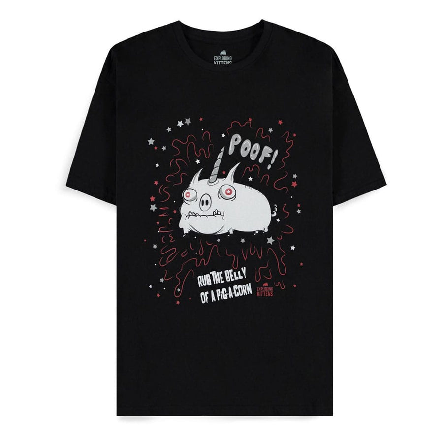Exploding Kittens T-Shirt POOF! Size S