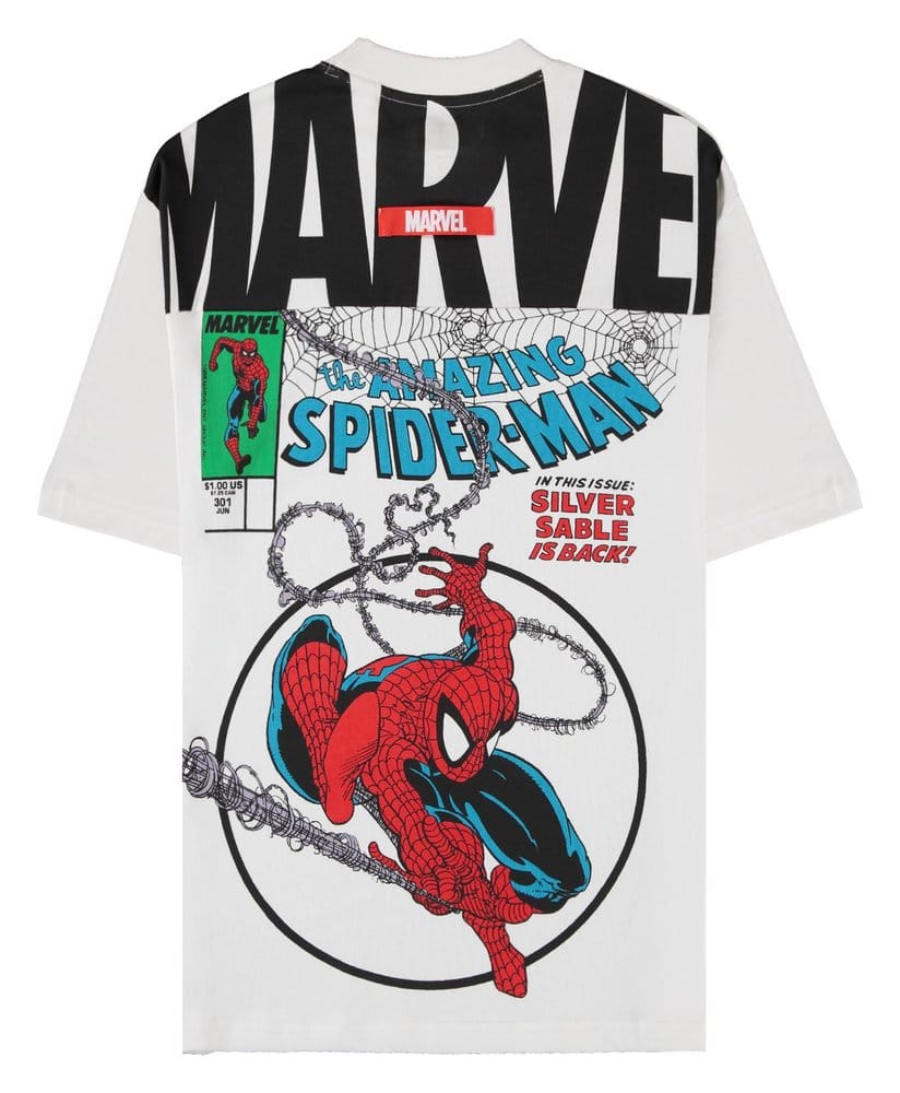 Marvel T-Shirt Spider Man Split Comic  Size M