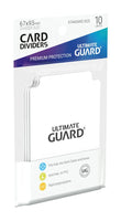 Ultimate Guard Card Dividers Standard Size (10) - White