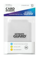 Ultimate Guard Card Dividers Standard Size (10) - Transparent