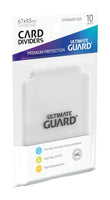 Ultimate Guard Card Dividers Standard Size (10) - Transparent