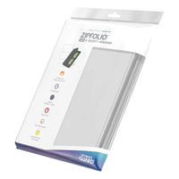 Ultimate Guard Zipfolio 160 8-Pocket Xenoskin - White