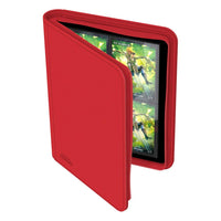 Ultimate Guard Zipfolio 160 8-Pocket Xenoskin - Red