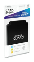 Ultimate Guard Card Dividers Standard Size (10) - Black