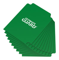 Ultimate Guard Card Dividers Standard Size (10) - Green